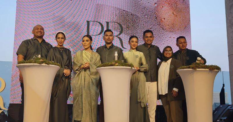 Grand Launching Parisya Skincare yang digelar di Café Calli, The Orient Hotel Jakarta pada Sabtu (23/3/2024) - Popmama.com/Rahayu LS